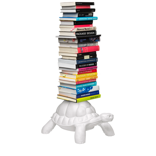 Qeeboo: Turtle Carry Bookcase White