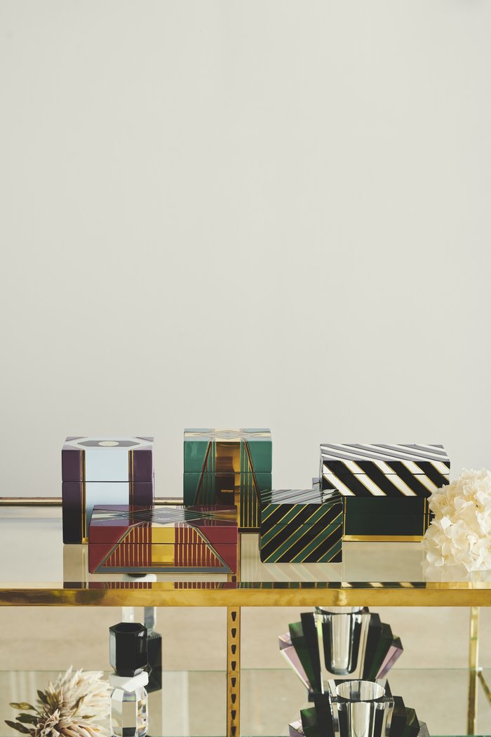 Reflections - Objects: Venice Cabinet Black and White